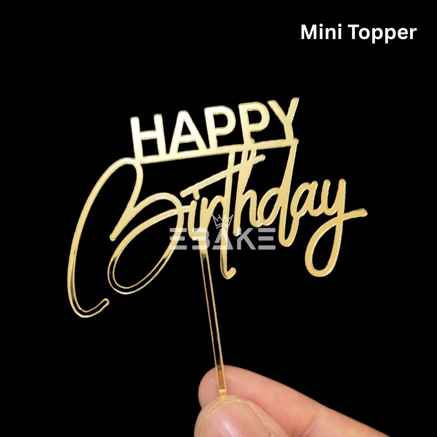 Happy Birthday Mini Topper
