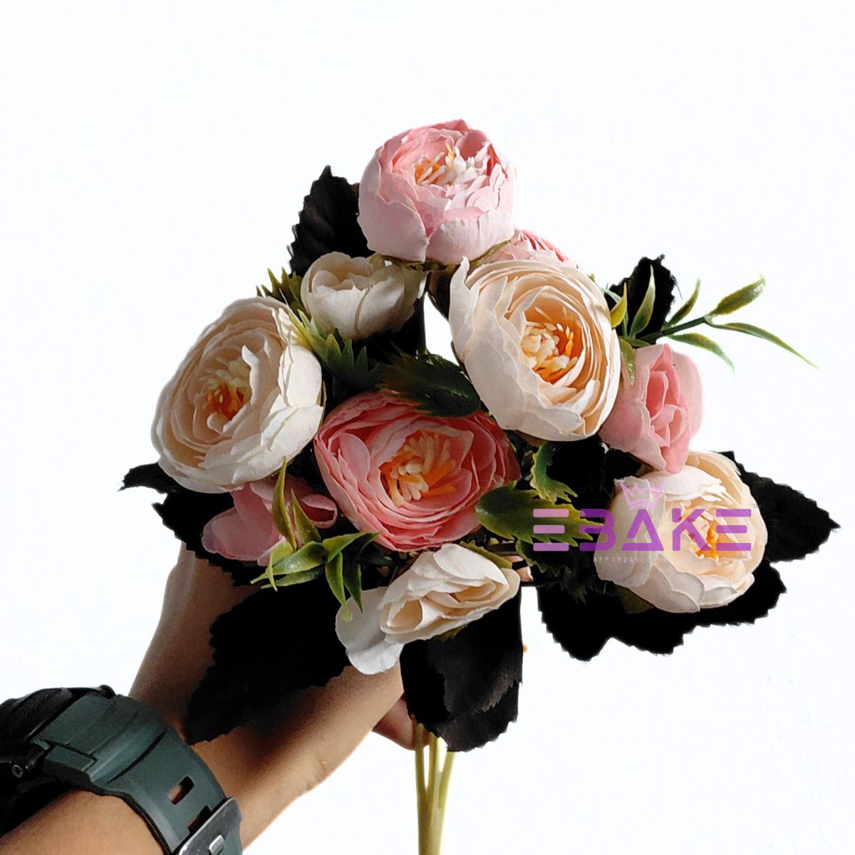 A1959 Peony Bunch With Fillers (Pink & Cream)