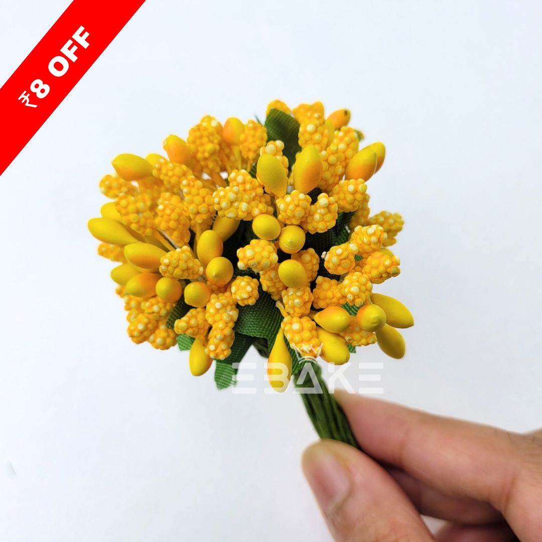 Pollen - Yellow (Bunch Of 12 Pieces)