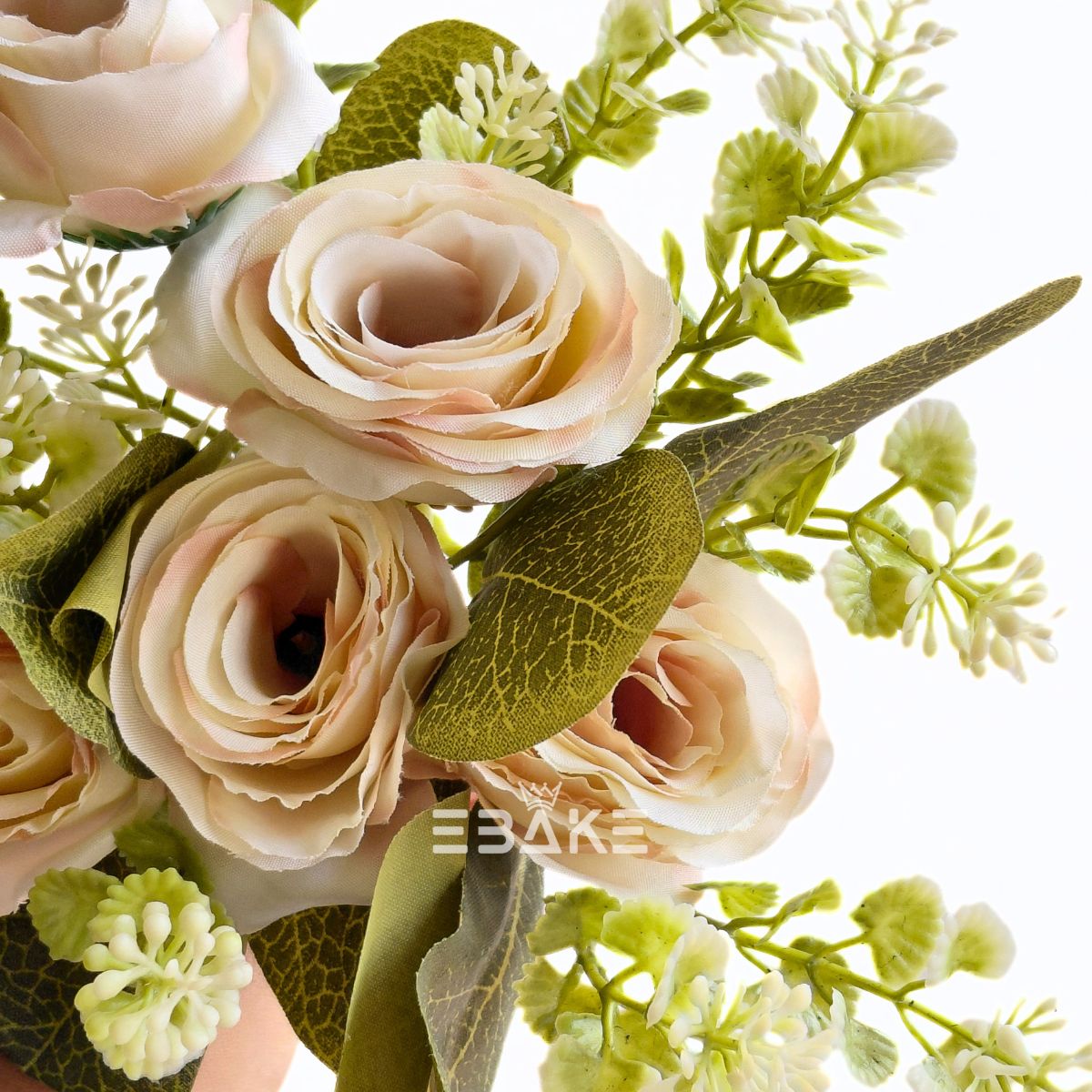 A2034 Rose Bunch With Fillers (Beige)