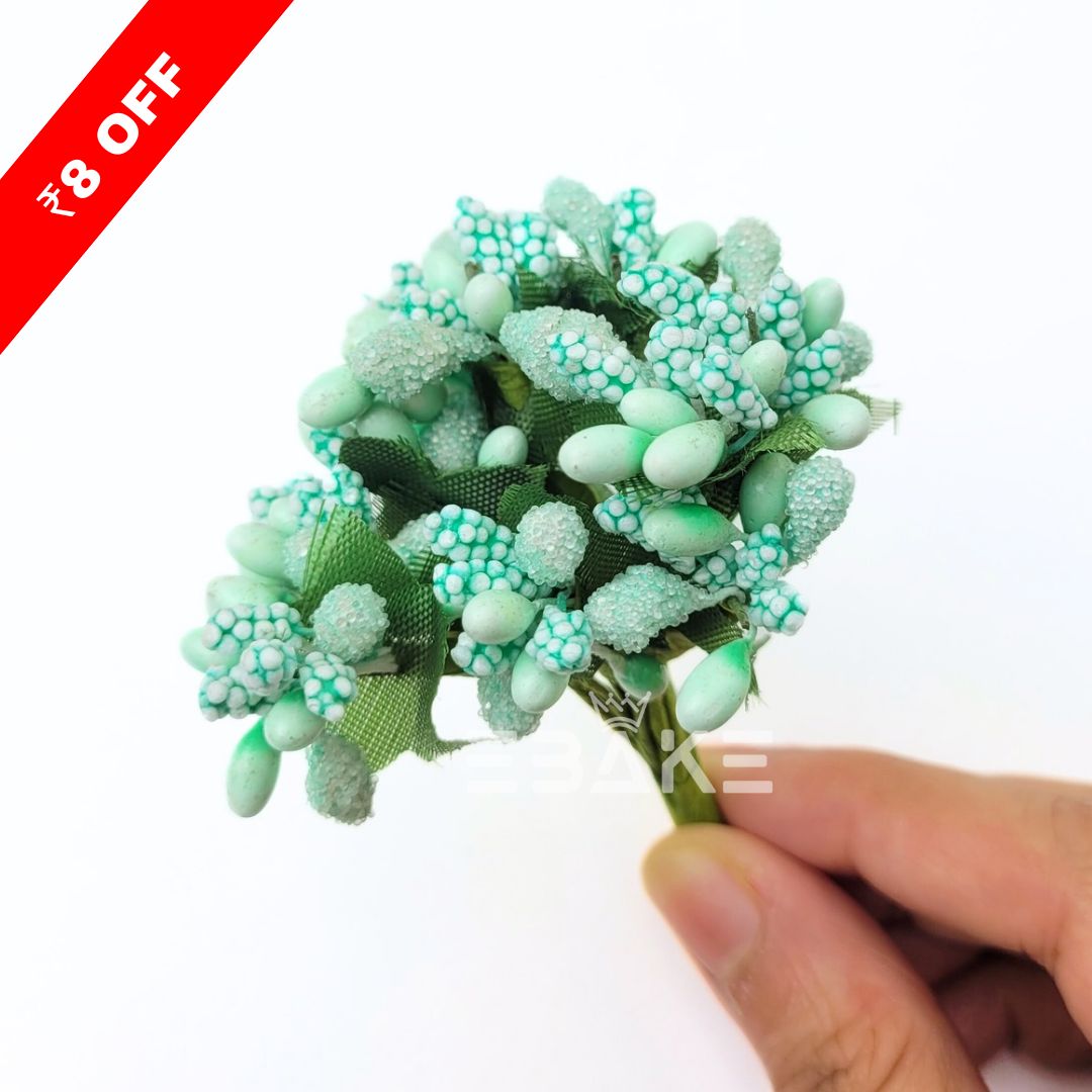 Pollen - Aqua Blue (Bunch Of 12 Pieces)