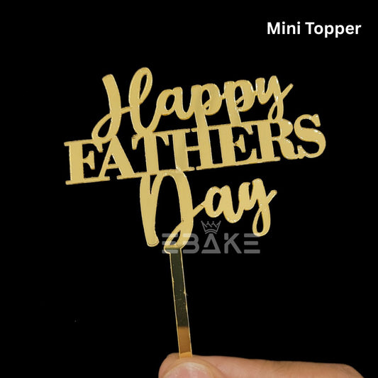Happy Father's Day Mini Topper