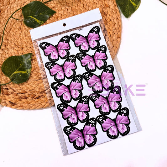 Paper Butterflies - Purple (Set of 10 Pieces) B023