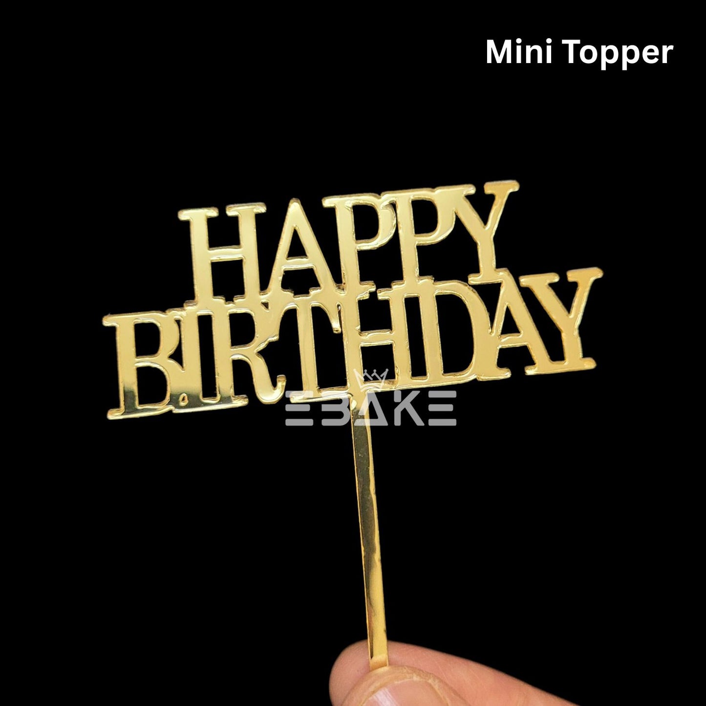 Happy Birthday Mini Topper