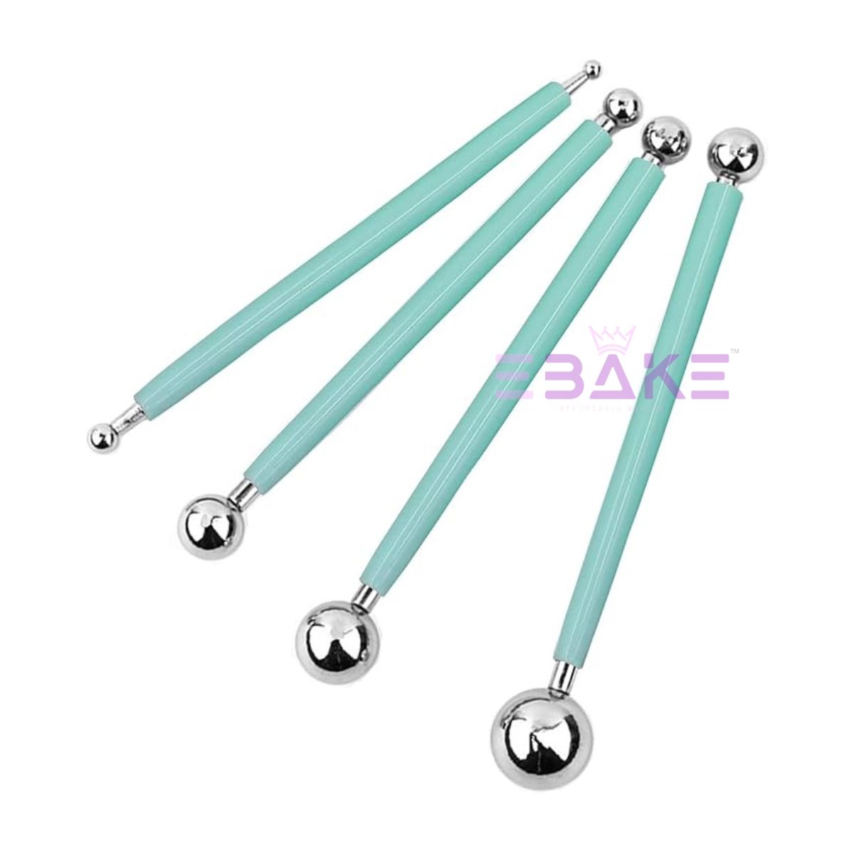 Fondant Modelling Ball Tools- Set of 4 (Assorted)