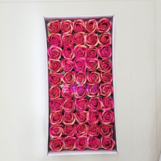 Scented Rose - Pink & Gold (50 Pieces)