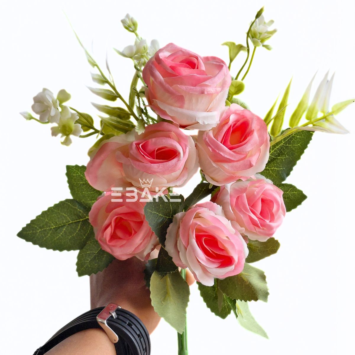 A2032 Rose Bunch With Fillers (Shaded Pink)