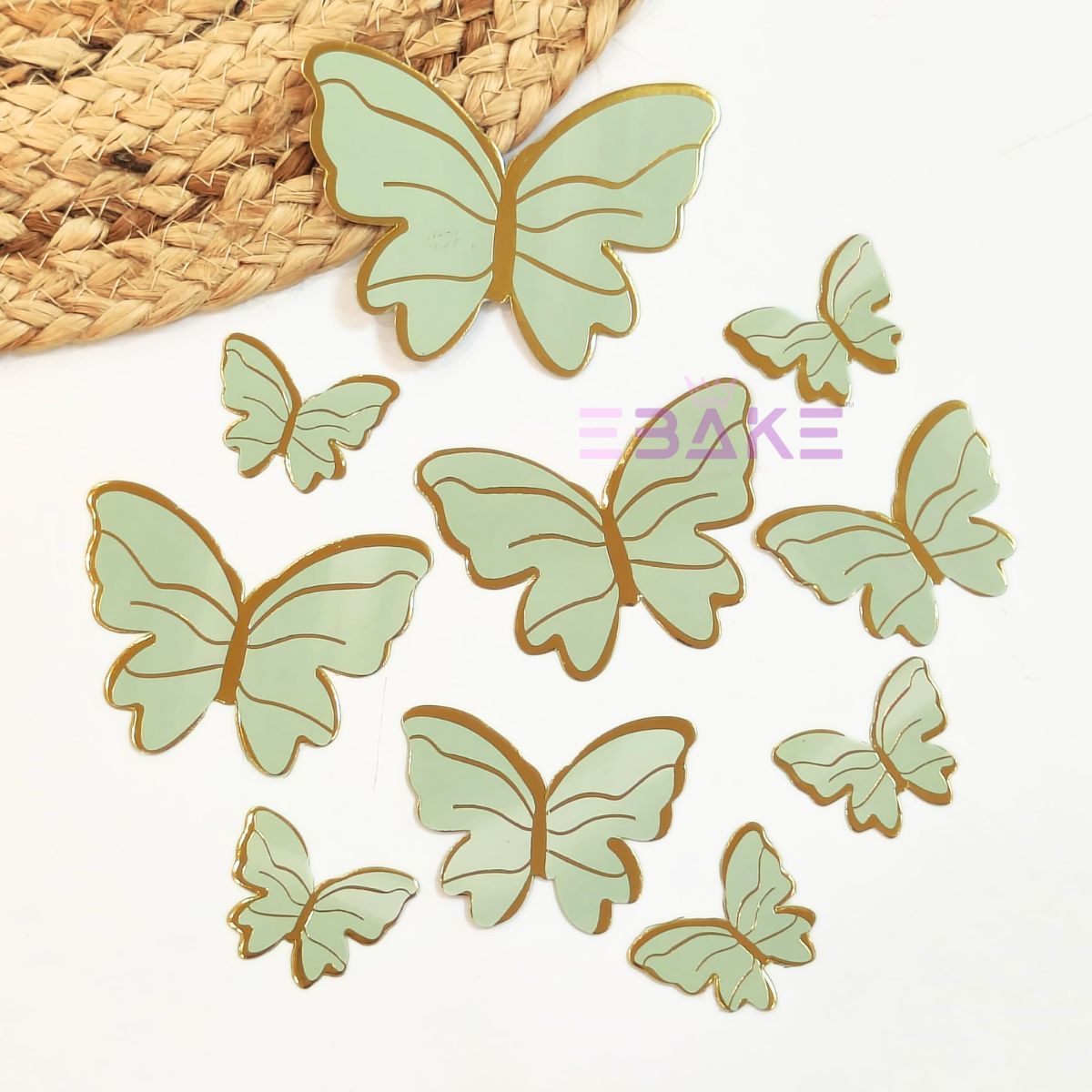 Paper Butterflies - Foldable (Set of 10 Pieces)