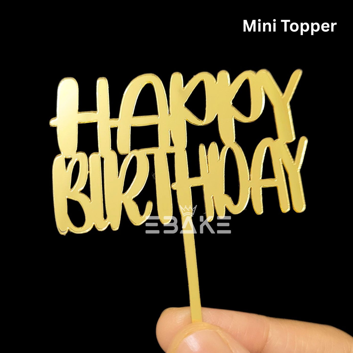 Happy Birthday Mini Topper