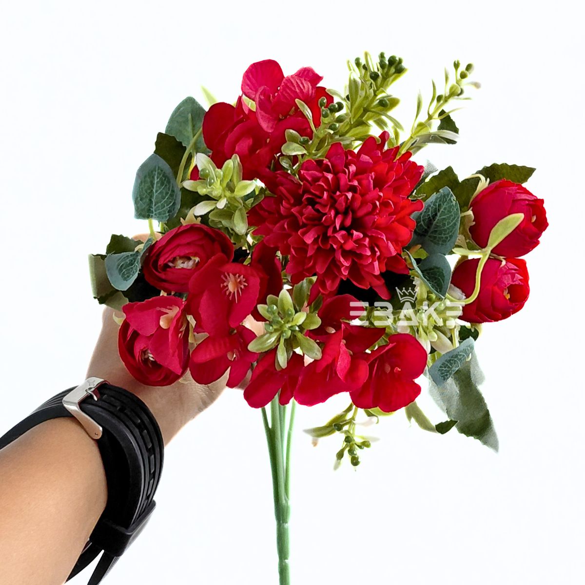 Maroon Dahlia With Fillers