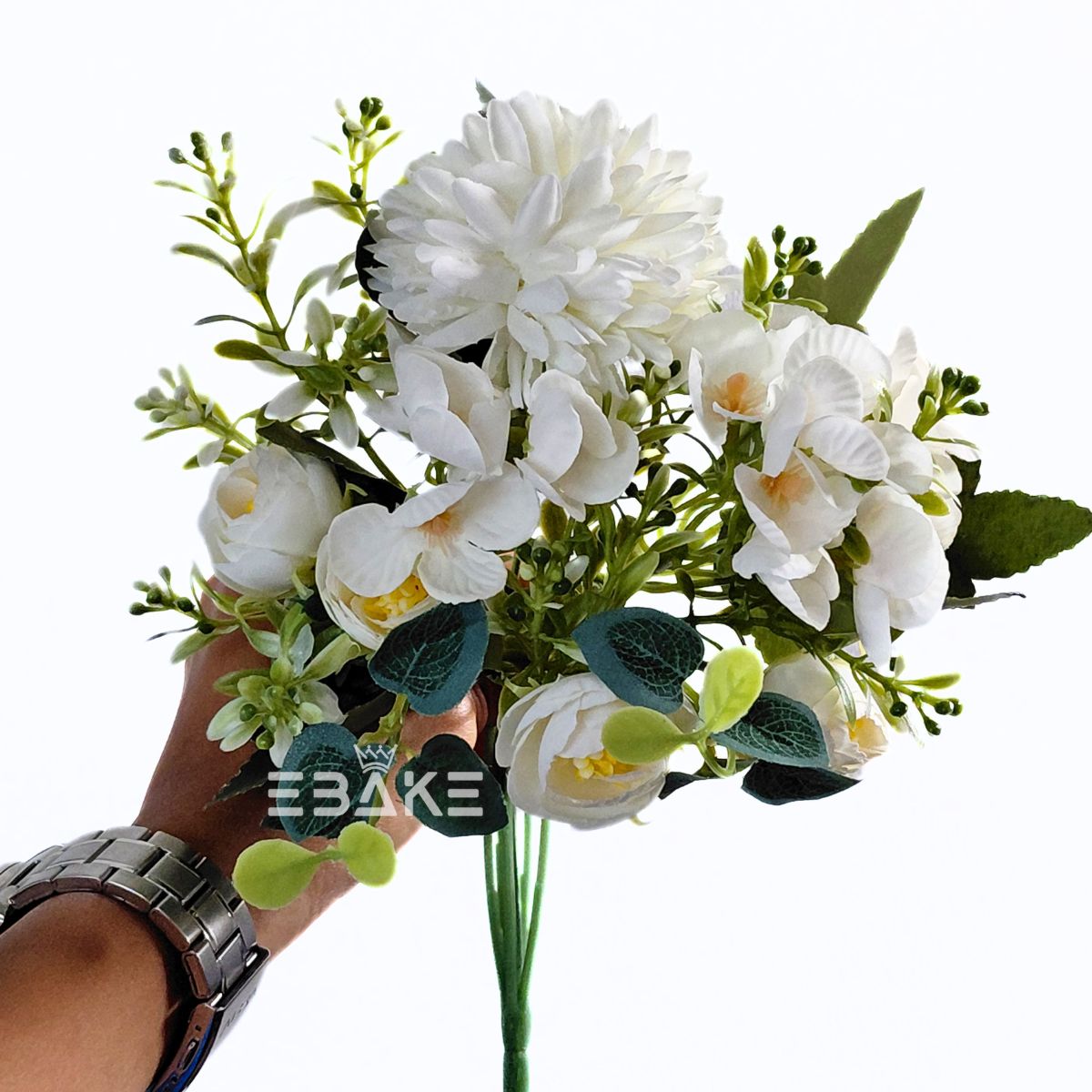 White Dahlia With Fillers