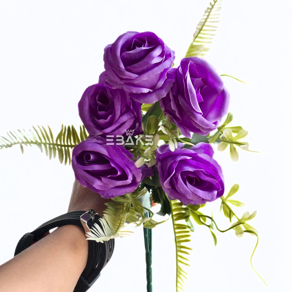 A2026 Rose Bunch With Fillers (Violet)