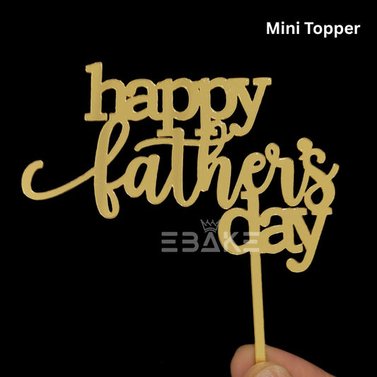 Happy Father's Day Mini Topper