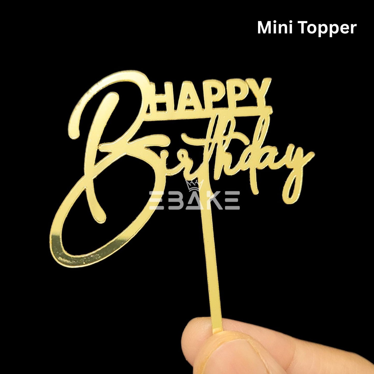 Happy Birthday Mini Topper