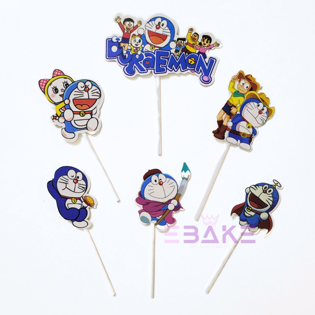 Doraemon Cartoon Theme Paper Topper Set