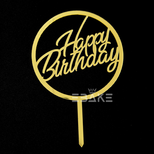 Happy Birthday Cake Topper