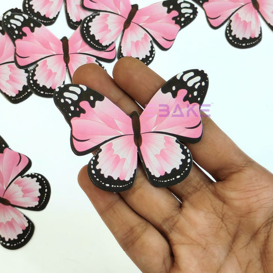 Paper Butterflies - Pink (Set of 10 Pieces)