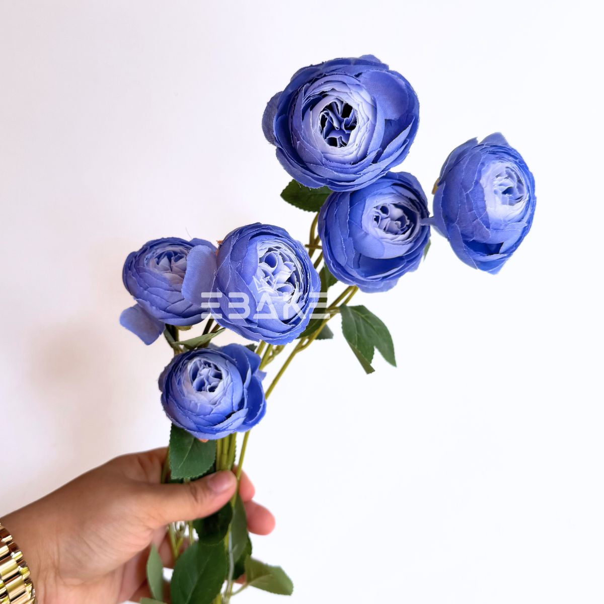 A1619 Premium Peony Bunch (Dark Periwinkle)