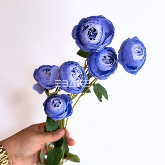 A1619 Premium Peony Bunch (Dark Periwinkle)