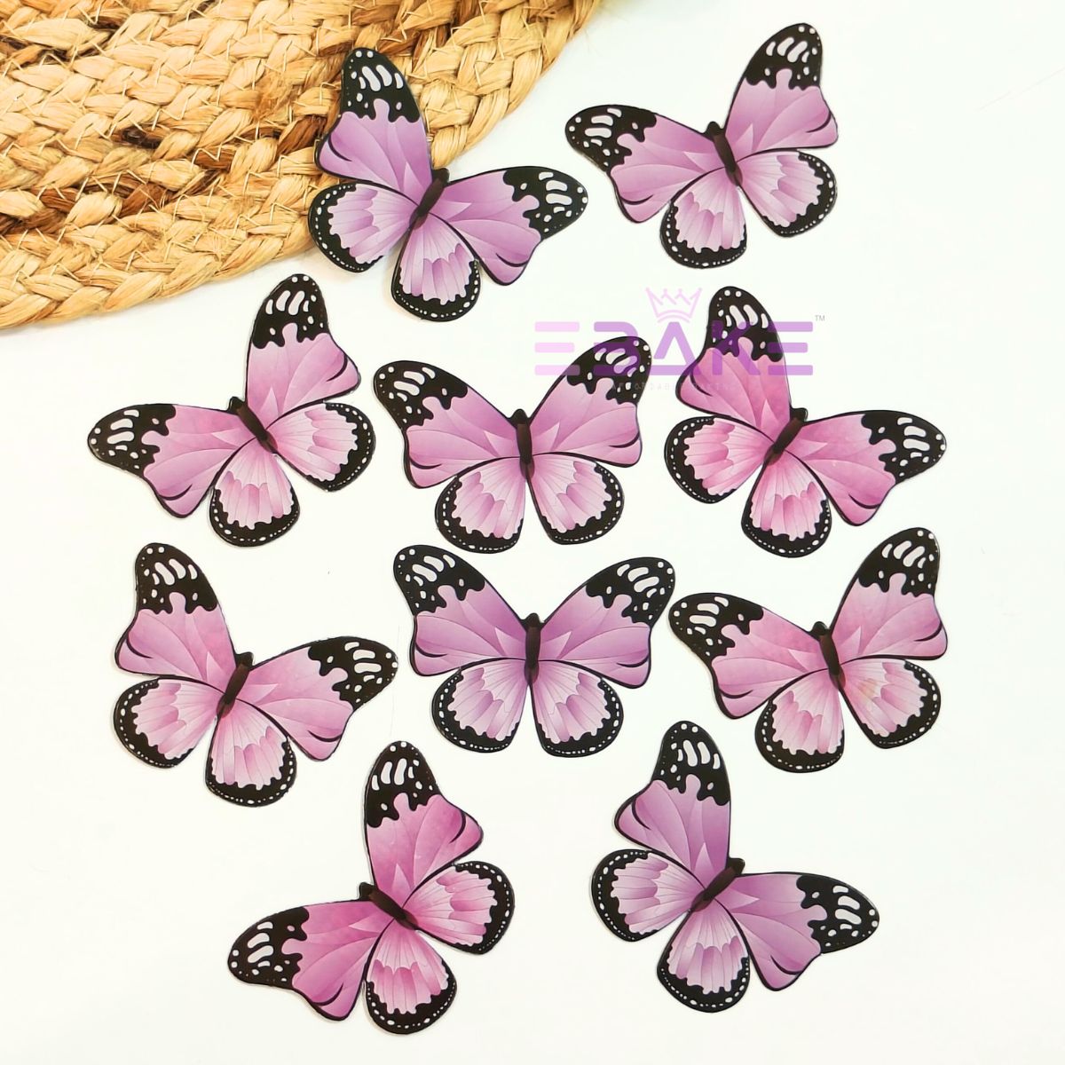 Paper Butterflies -Lavender (Set of 10 Pieces)