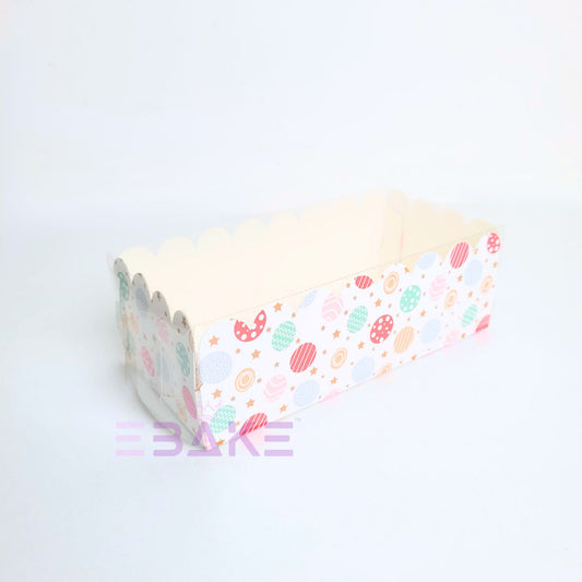 2 Piece Printed Brownie Box With Transparent Lid