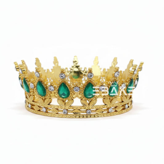 Large Premium Cake Crown - Green