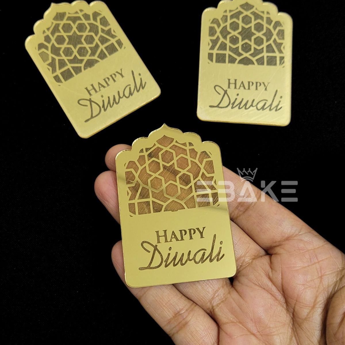Happy Diwali 3 Inch Acrylic Coins