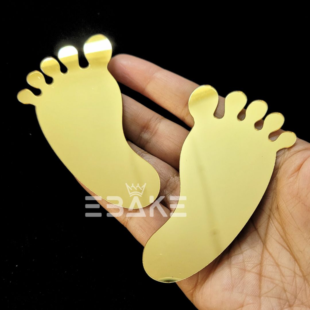 Baby Feet Acrylic Cutout/ Acrylic Charms (1 Pair)