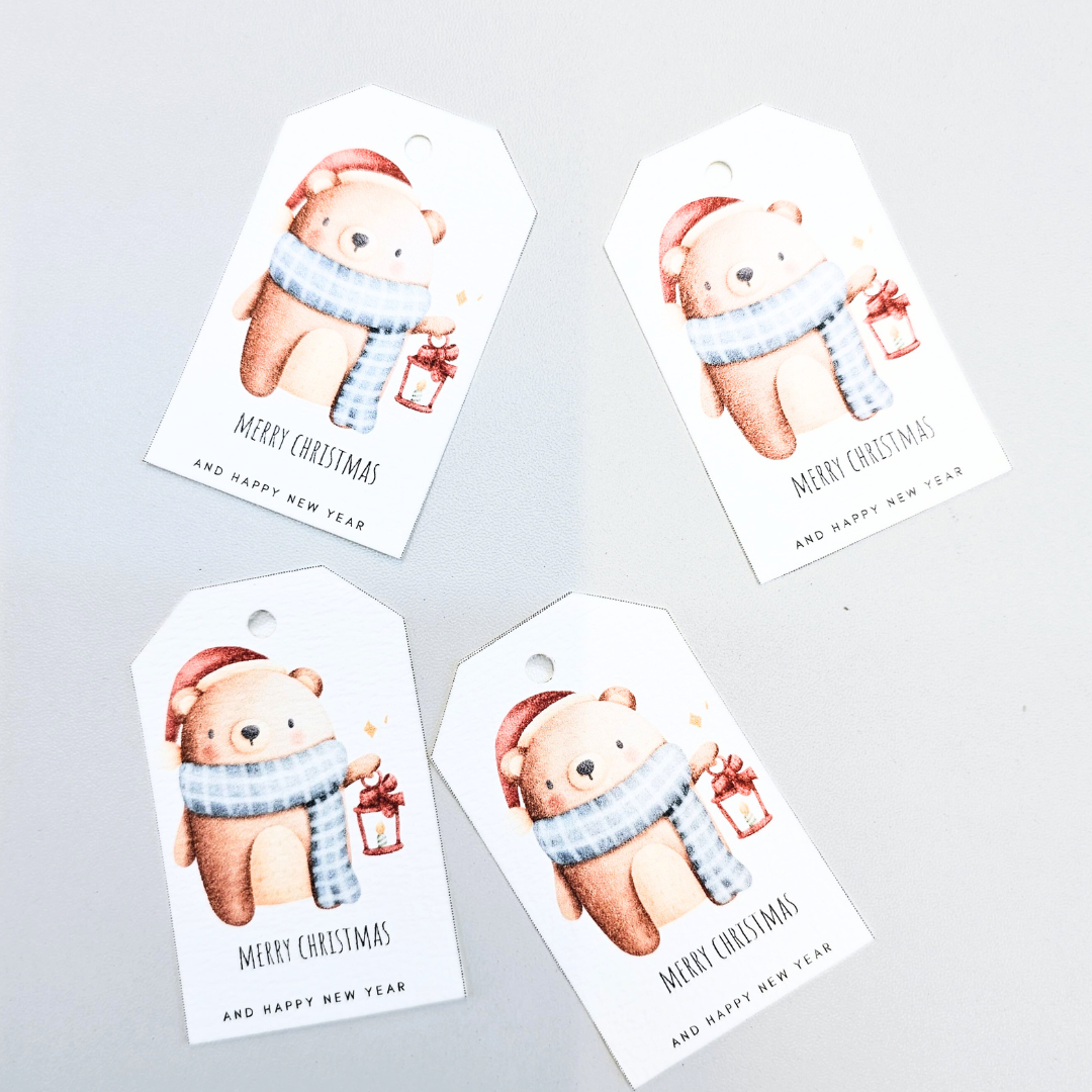 Christmas Gift Tag - Set of 4 Pcs