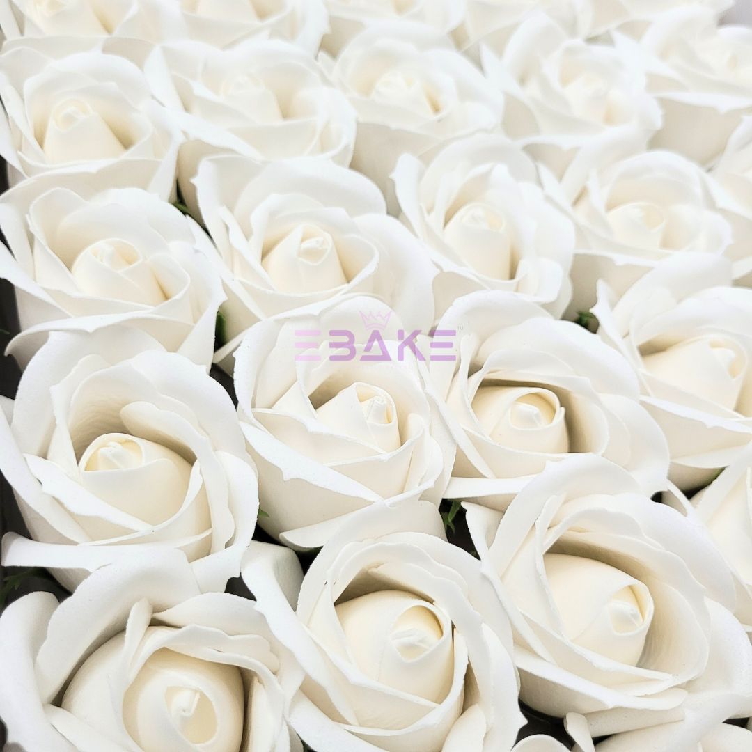 Scented Rose - White Full Box (50 Pieces)