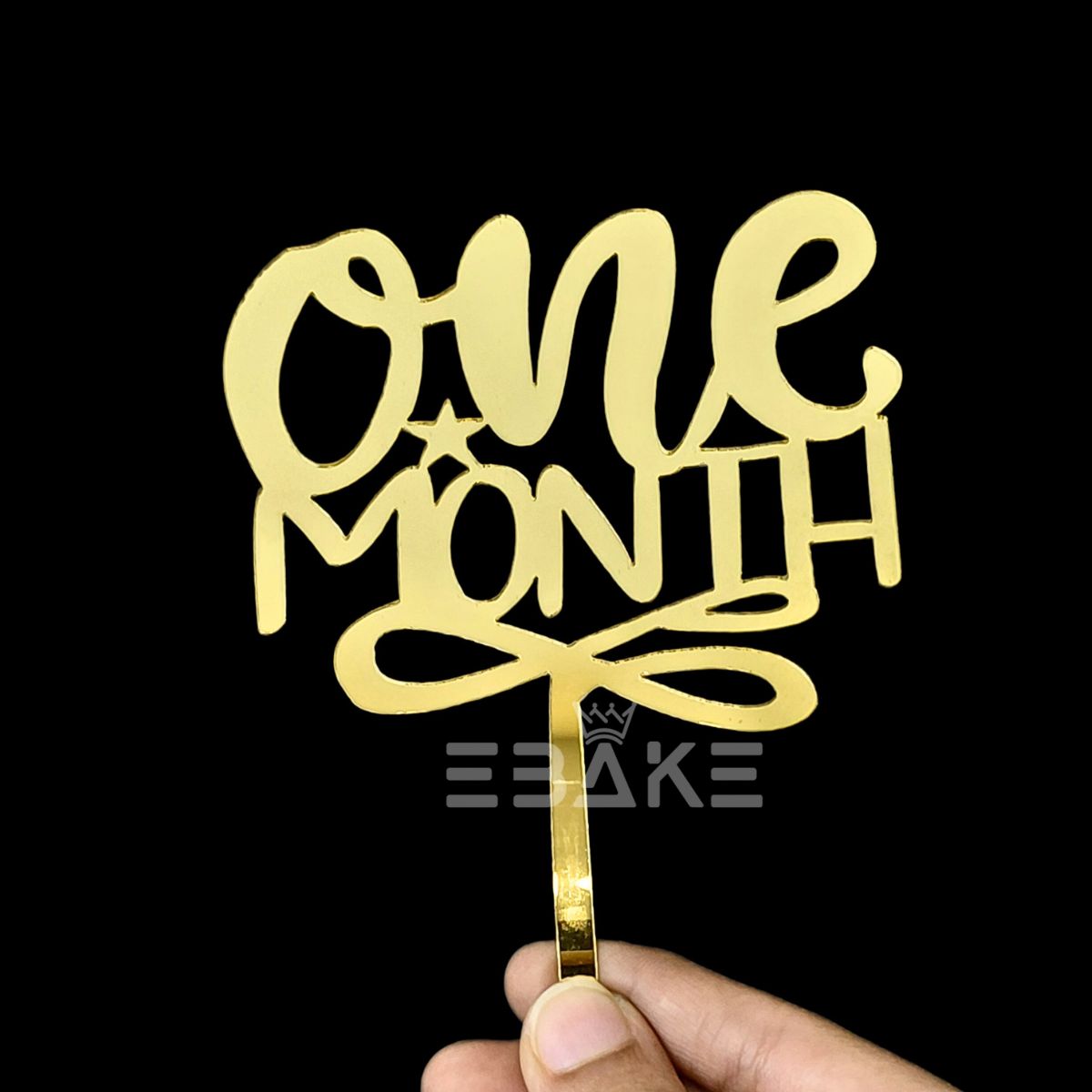One Month Cake Topper (1 Month)