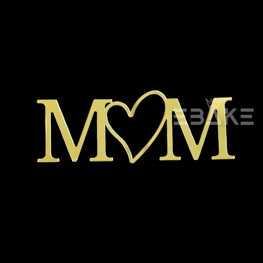 Mom Cutout 5 Inch (Golden)