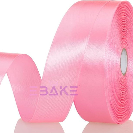 Pink Satin Ribbon 1 Inch (Single Piece)
