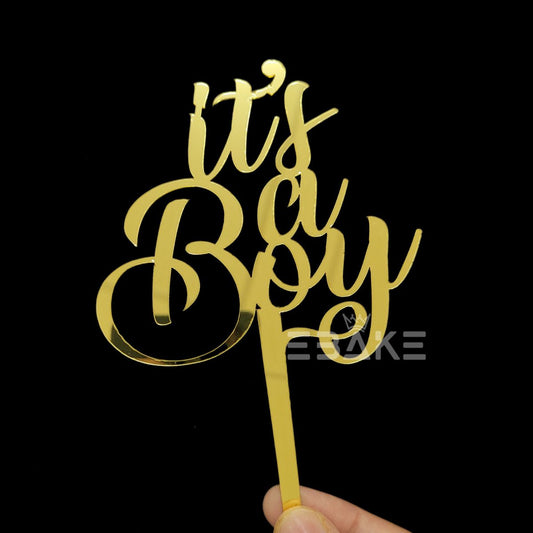 It's A Boy Cake Topper