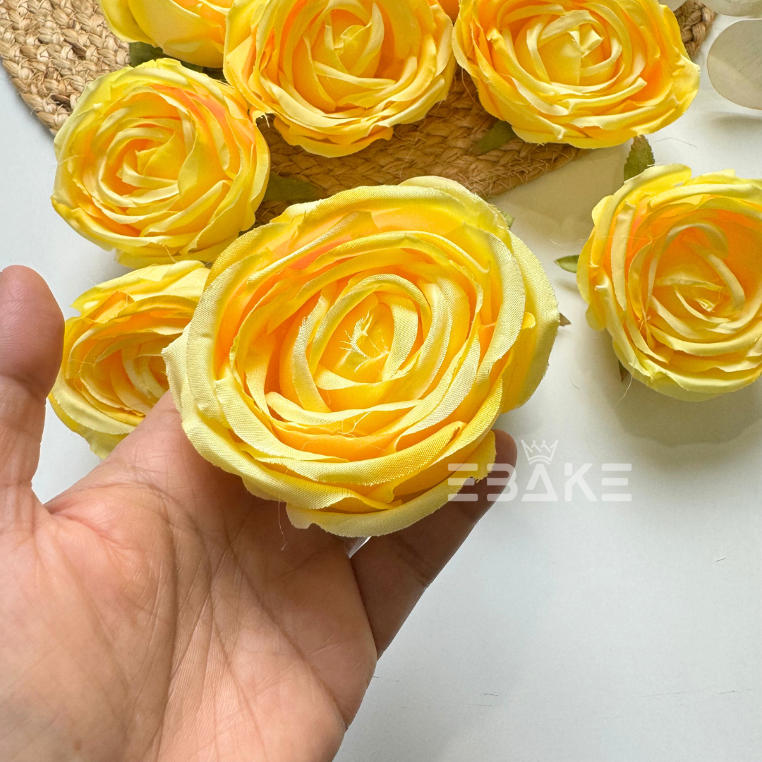 Cabbage Rose - A1156 Yellow