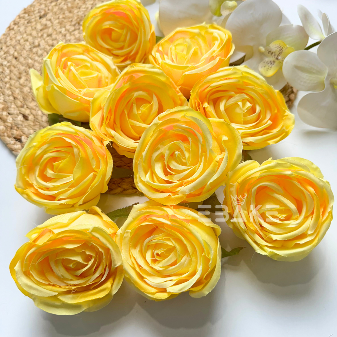 Cabbage Rose - A1156 Yellow