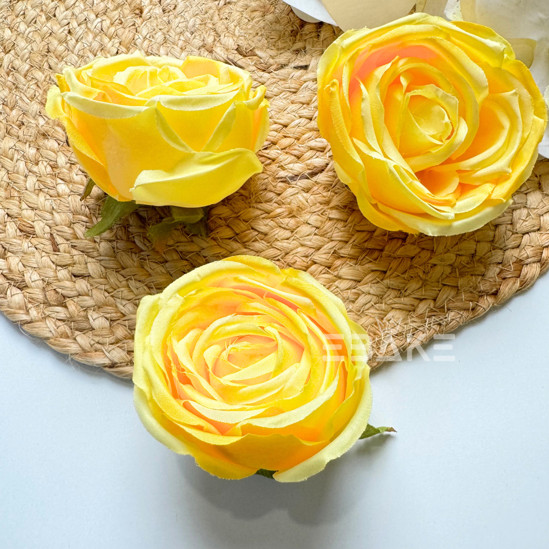 Cabbage Rose - A1156 Yellow