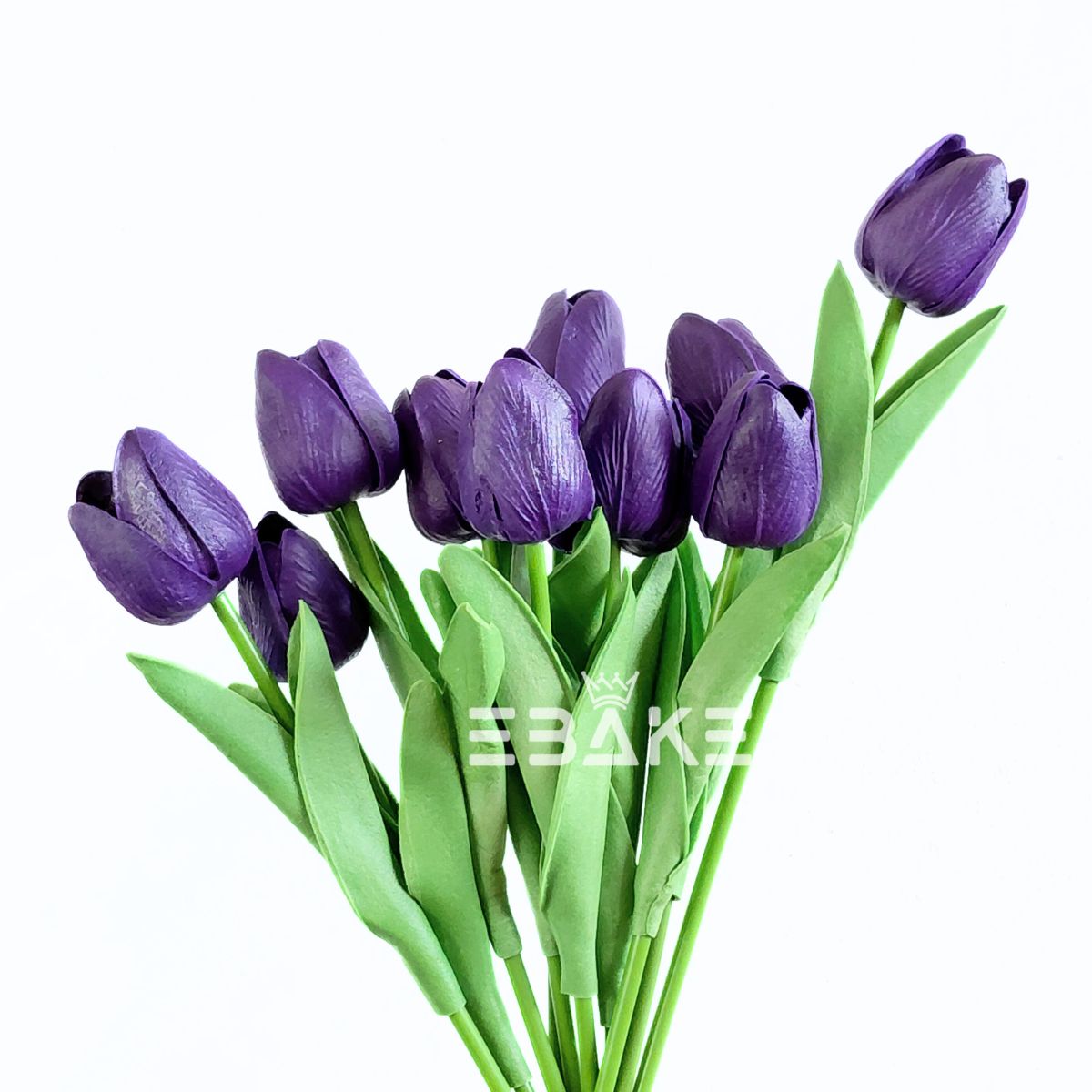 A1926 Violet Tulips Bunch (10 Tulips)