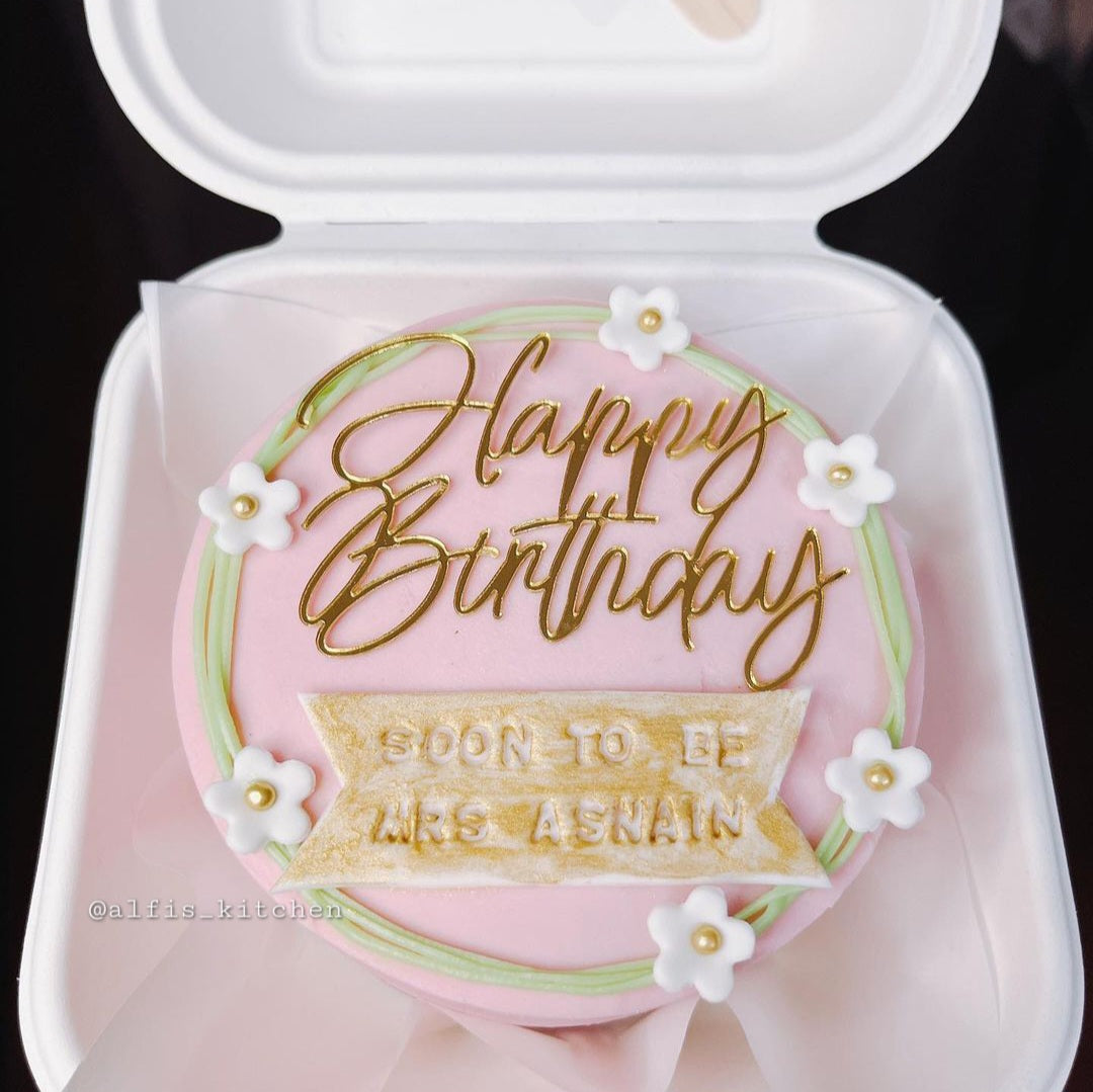 Mini Happy Birthday Cutout (Set Of 6)