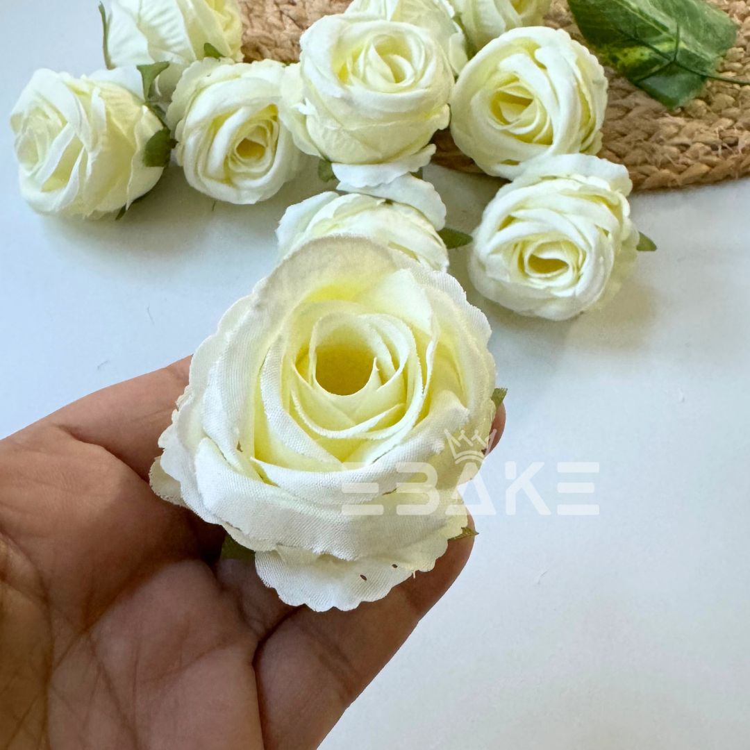 Small Rose - A1028 Greenish White