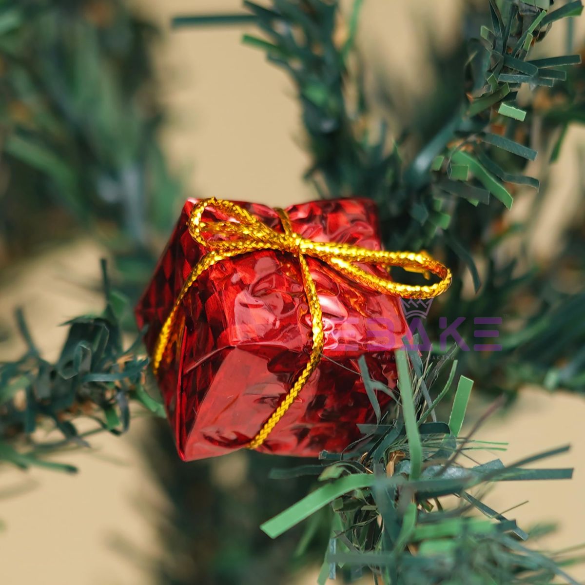 Mini Christmas Gift Box /Christmas Tree Ornaments 7504 (Set of 12 Pieces)