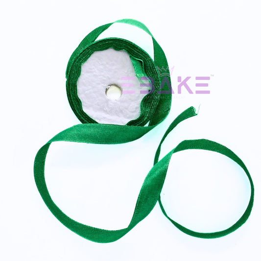Green Satin Ribbon 0.5 Inch