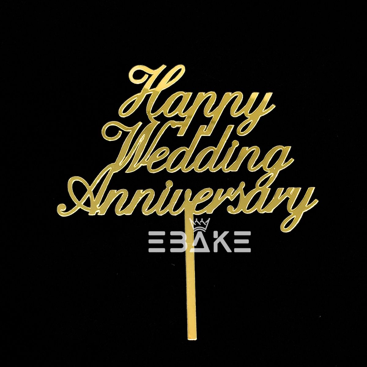 Happy Wedding Cake Topper