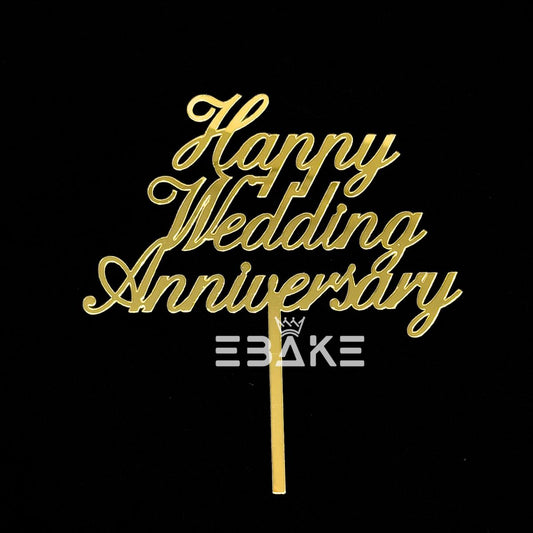 Happy Wedding Cake Topper