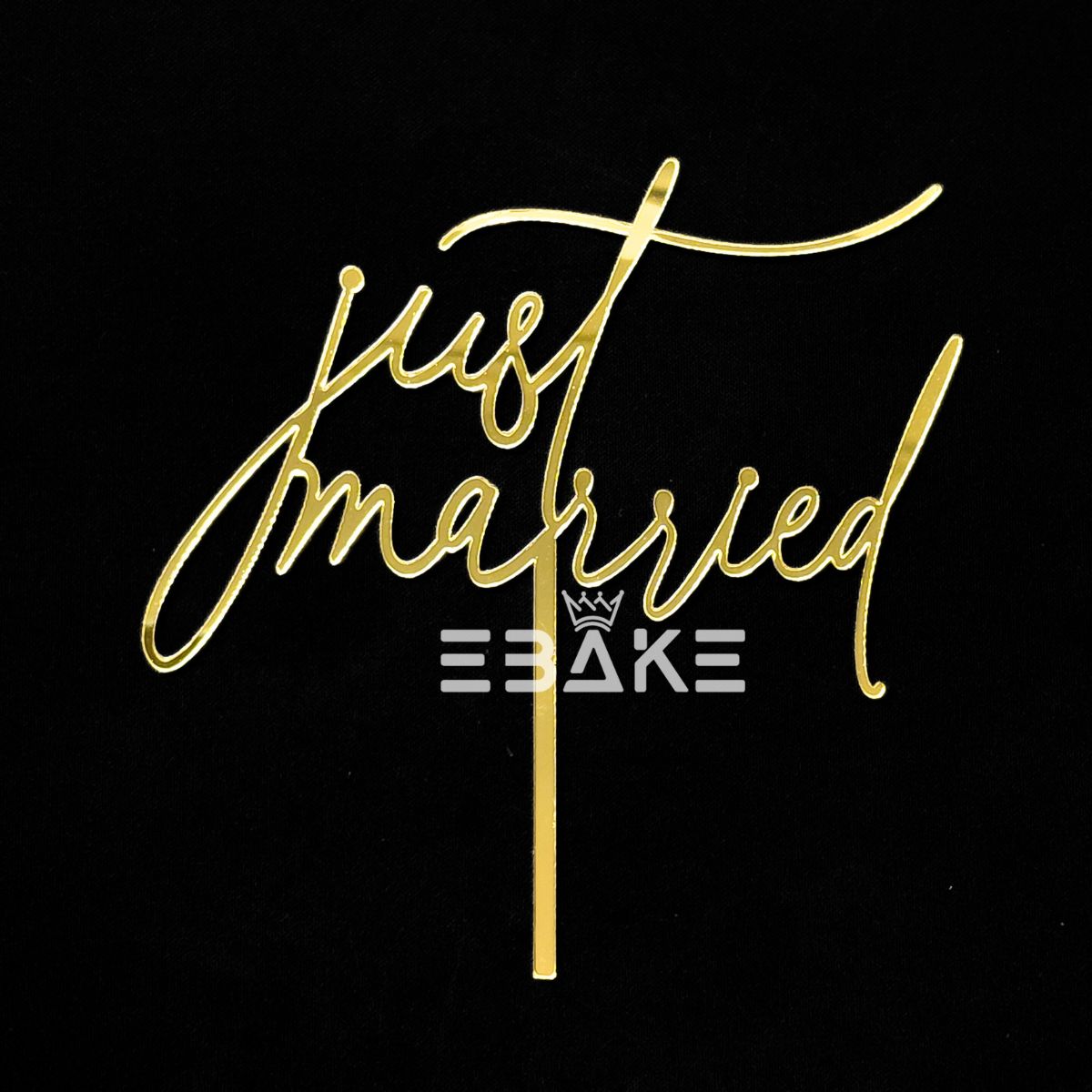 Just Married Cake Topper