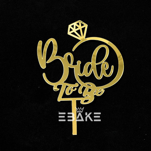 Bride To Be Cake Topper