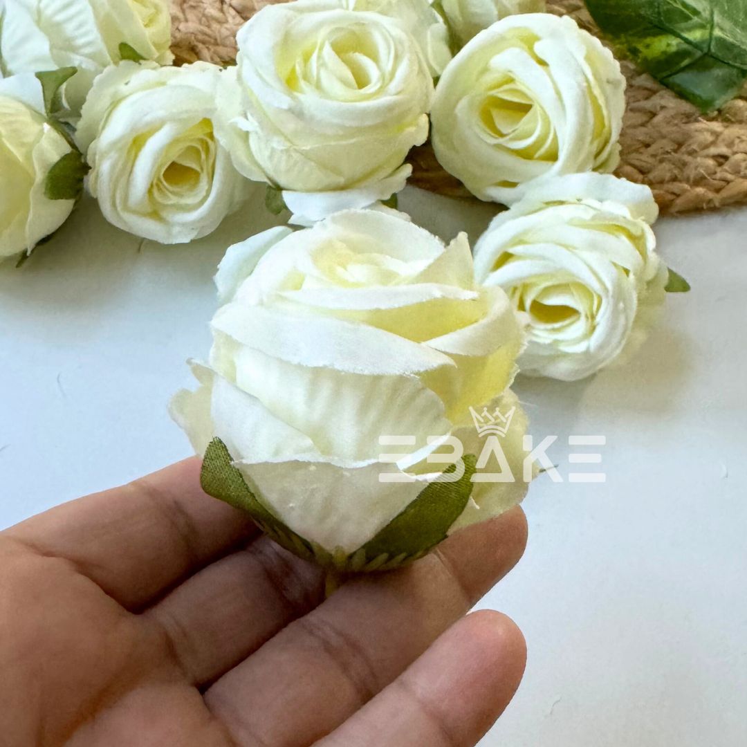 Small Rose - A1028 Greenish White