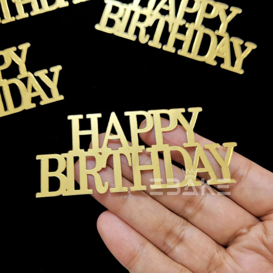 Mini Happy Birthday Cutout (Set Of 6)