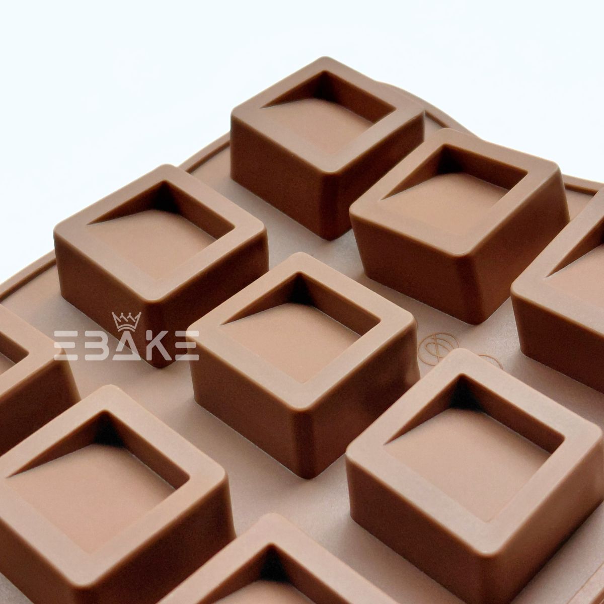 15 Cavity Square Chocolate Silicone Mould