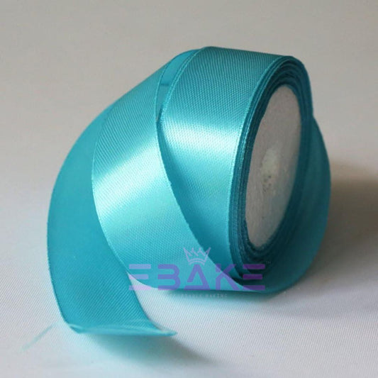 Blue Satin Ribbon 1 Inch (Single Piece)
